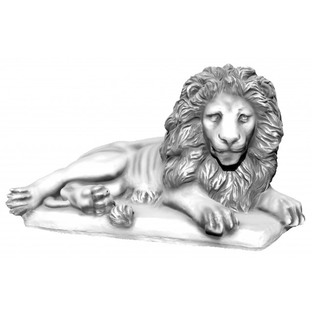Скульптура «Лев лежа» большой левый, Антик