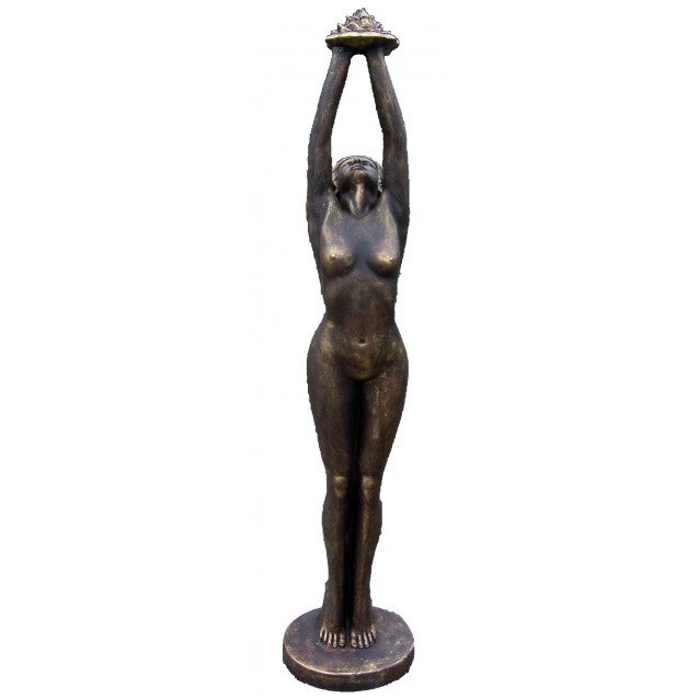 Скульптура для фонтана «Девушка с лотосом»