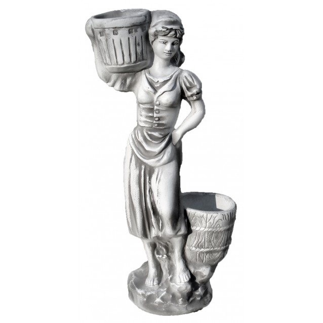 Скульптура для фонтана «Девочка с корзинками»