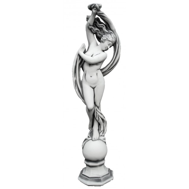 Скульптура для фонтана «Девушка на шаре»