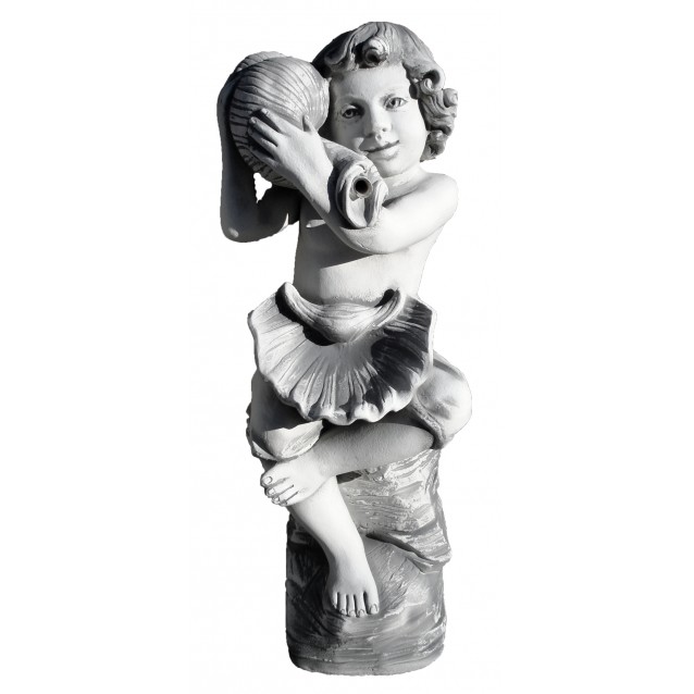 Скульптура для фонтана «Мальчик с ракушкой»