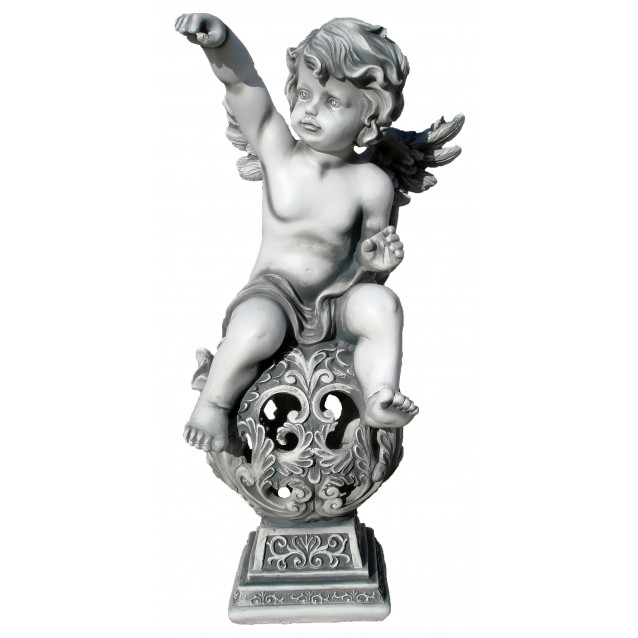 Скульптура «Ангел на фигурном шаре»