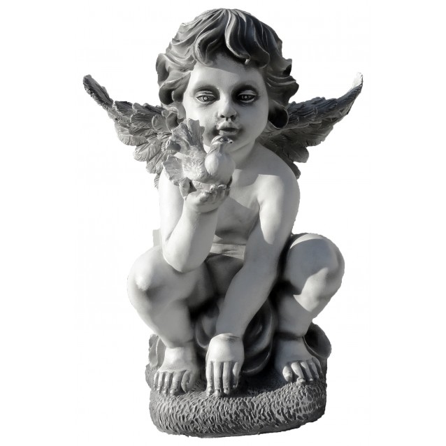 Скульптура «Ангел с голубкой» большой