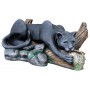Скульптура «Пантера на бревне»