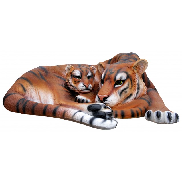 Скульптура «Тигрица с тигрёнком»