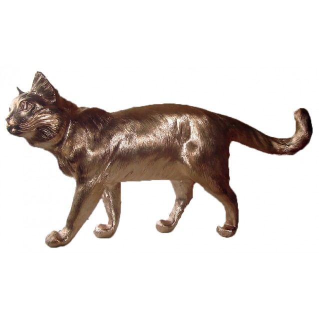 Скульптура «Кот» большой бронза