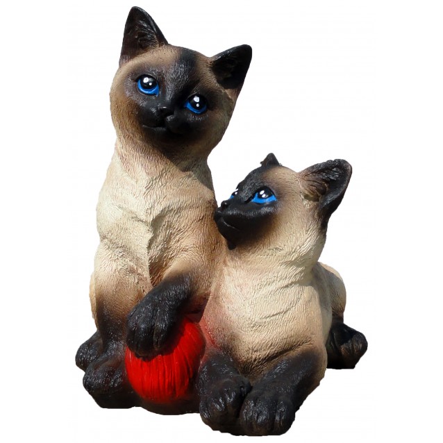Скульптура «Котята с клубком»