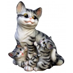Скульптура «Кошка с котятами»